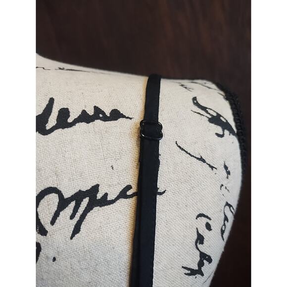 Vintage Trina Turk Black Mini Slip Dress Womens 4 Silk Lined Adjustable - Picture 3 of 5